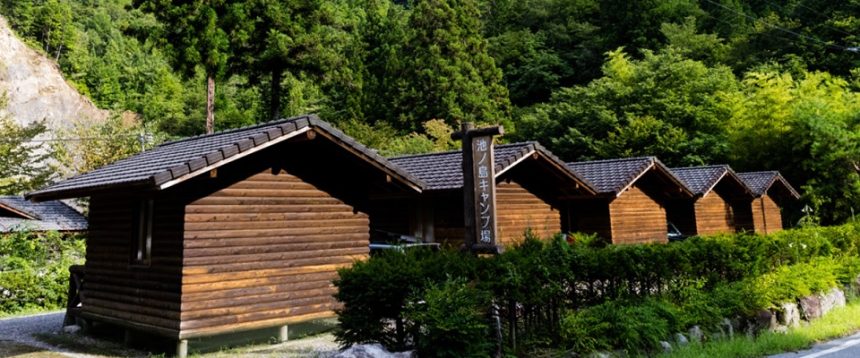 池の島キャンプ場 長野県