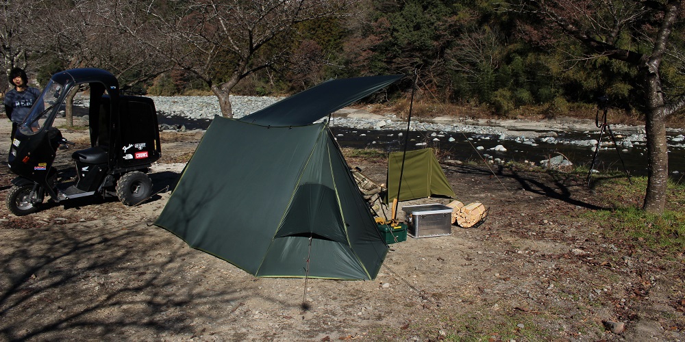 DDハンモック｜SuperLight A Frame Tent｜実例キャンプスタイル