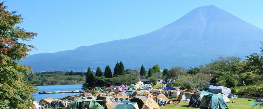 田貫湖キャンプ場 景色
