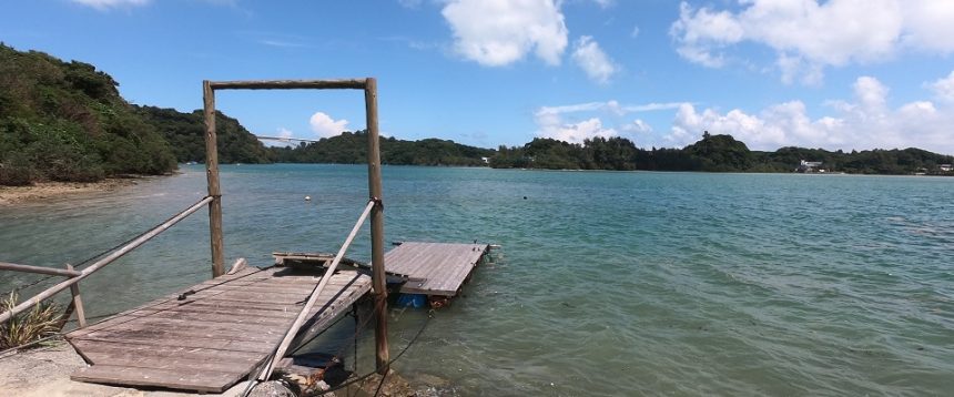 今帰仁海辺のキャンプ場 沖縄県