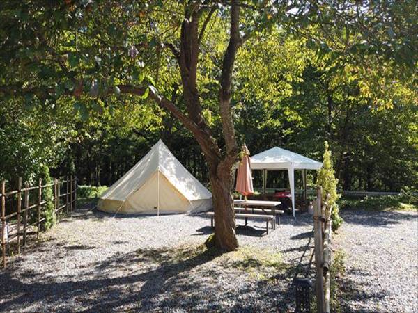 Minakami Campsite Tipi & River Stone
