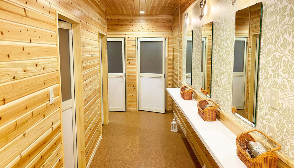 長瀞オートキャンプ場　女性シャワールーム