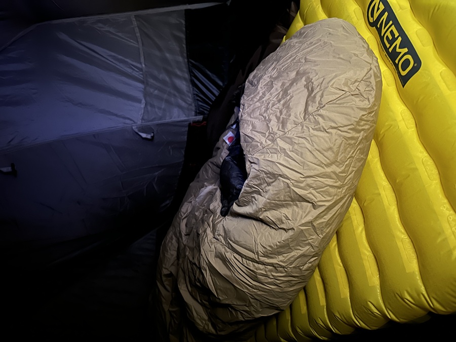 寝袋メンテナンス