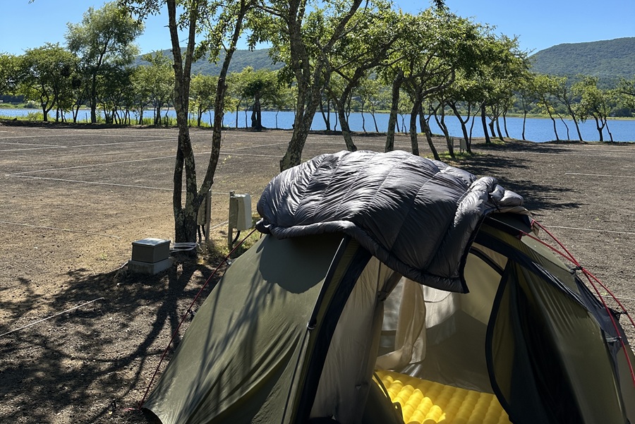 寝袋メンテナンス