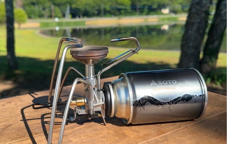 焚火台バーナーメンテナンス